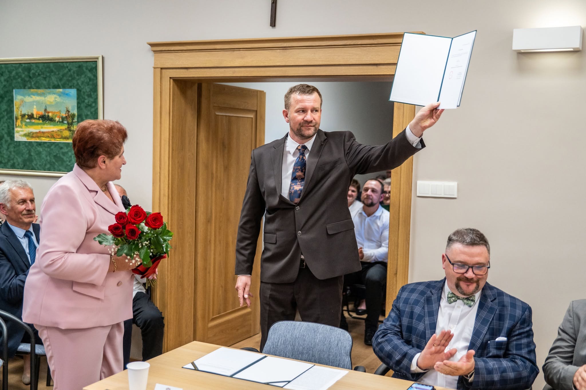 Uroczysta sesja Rady Miejskiej i ślubowanie burmistrza 